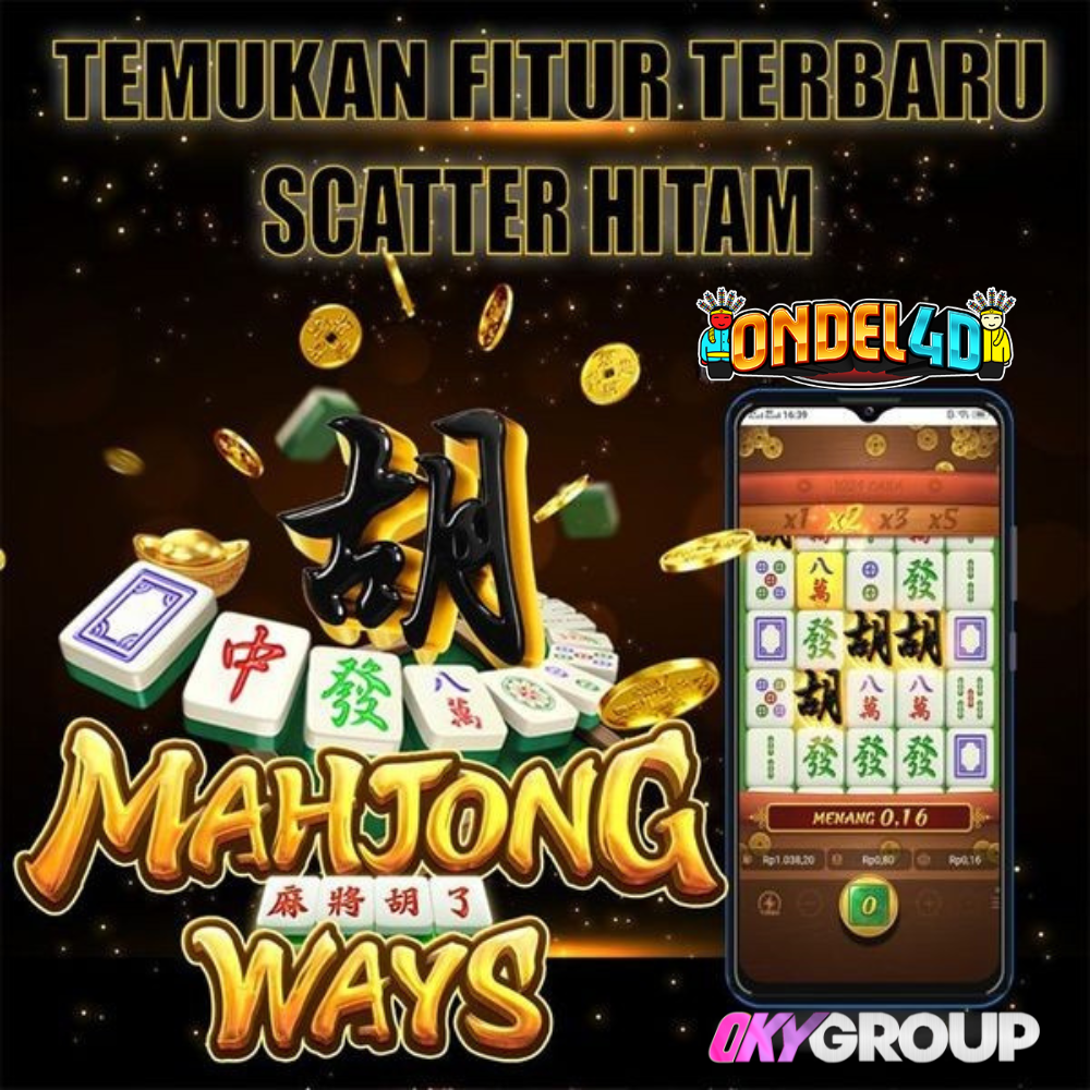 Scatter Hitam Mahjong Ways di ONDEL4D